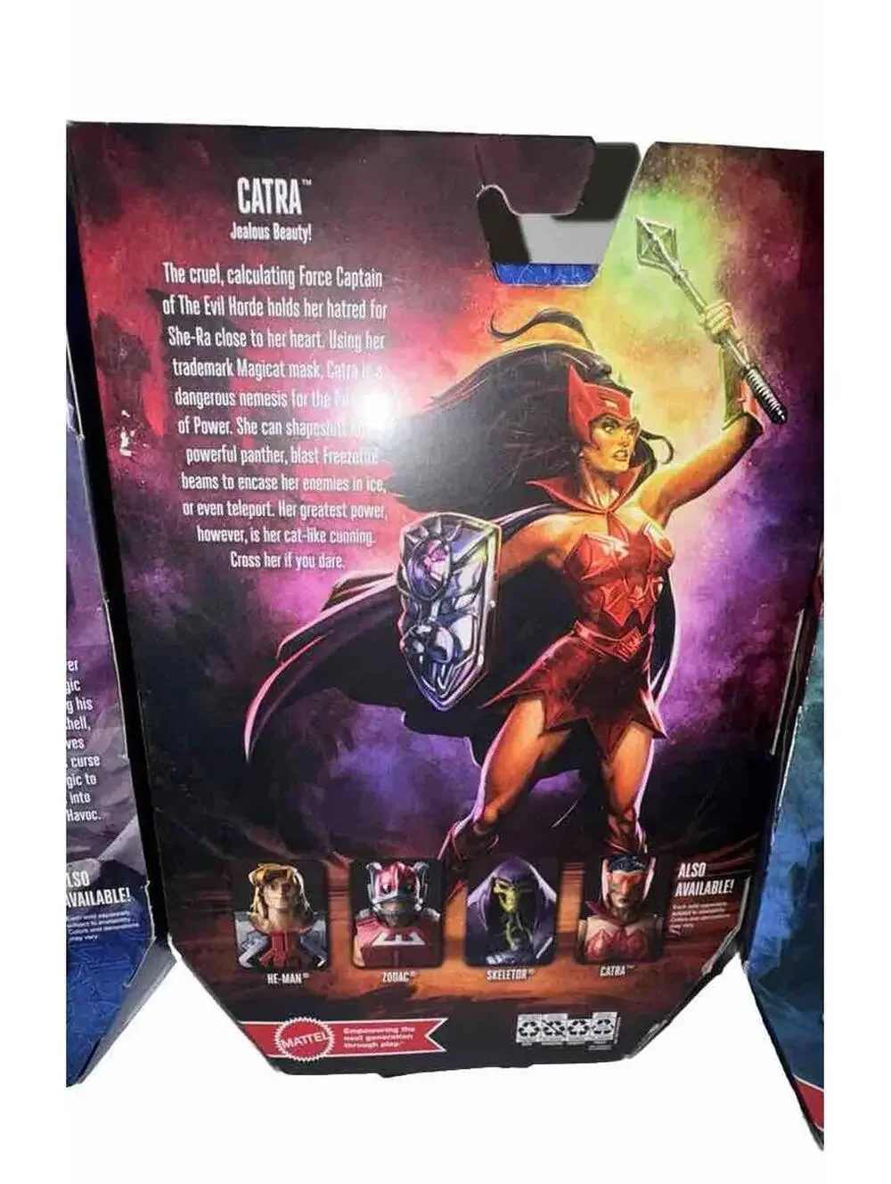 Mattel Masters of the Universe Masterverse Catra,Zodac,He-Man, Skeleton 40th